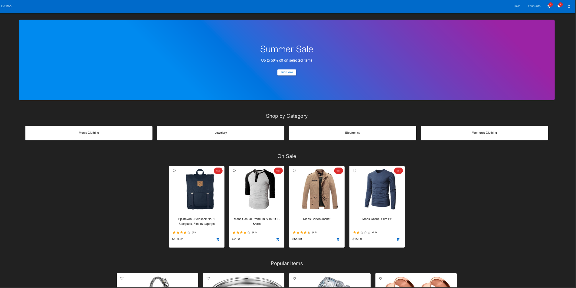 Shopping Cart Project